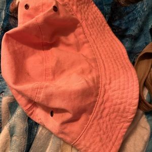 Bucket hat and head covering .